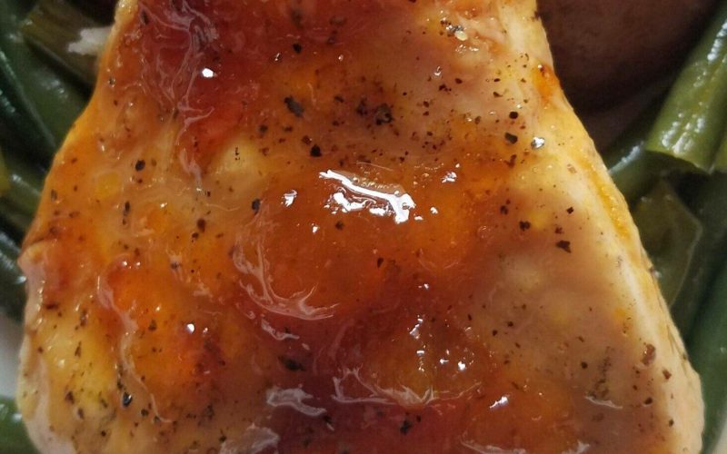 Grilled Apricot Chicken Breasts