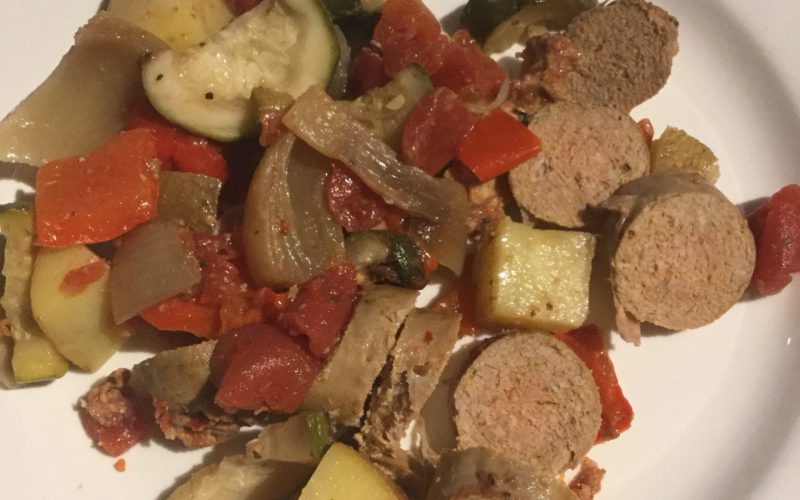 Italian Sausage & Vegetables