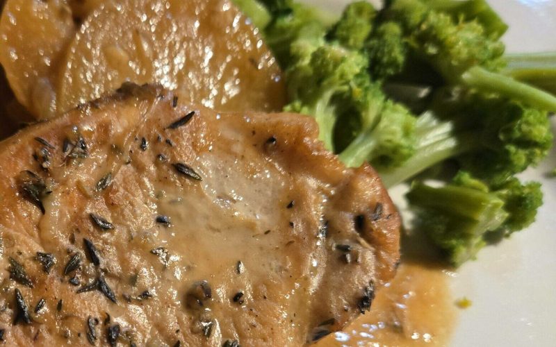 Pork Chops Scalloped Potatoes Broccoli