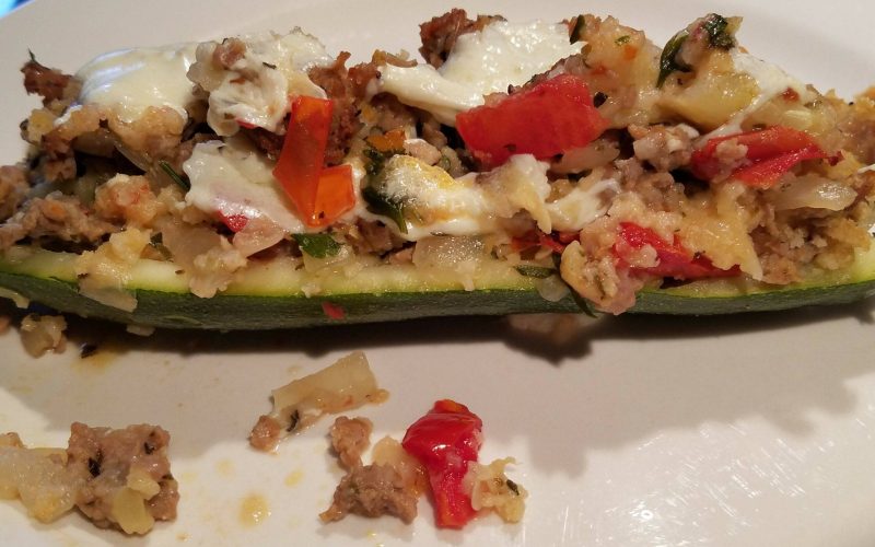 stuffed zuchinni